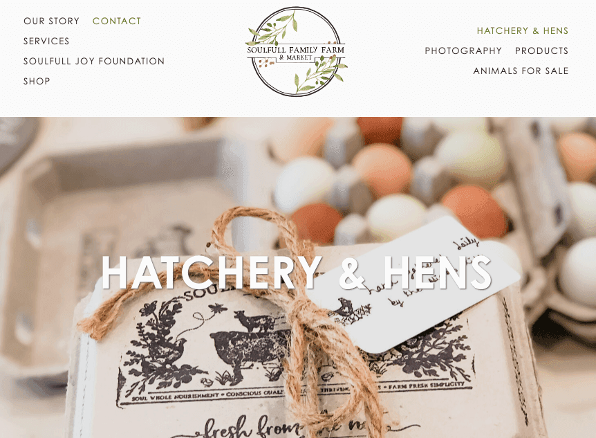 soulful family farm website
